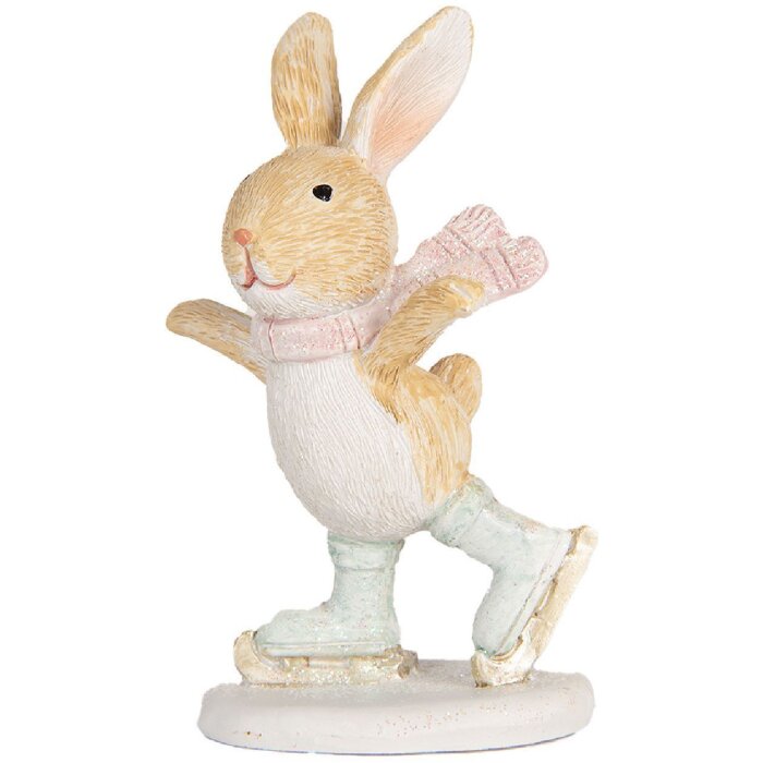 Clayre & Eef 6PR5887 Decoratie Konijn 6x5x10 cm