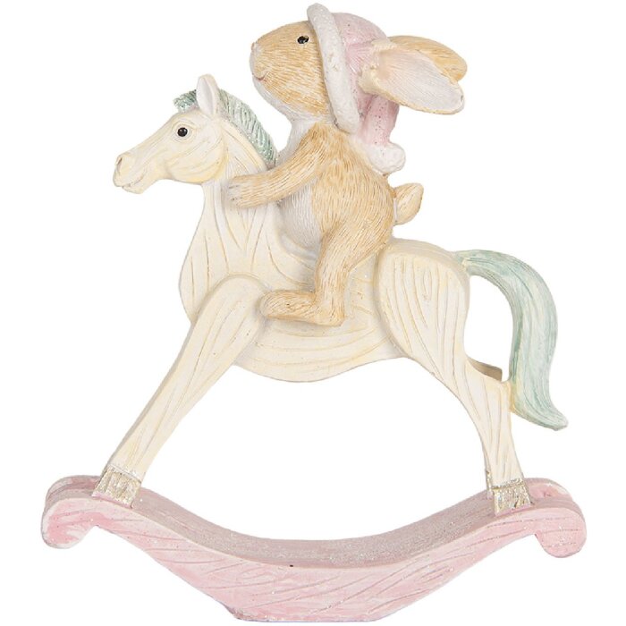 Clayre & Eef 6PR5888 Decoratie Konijn 13x4x14 cm