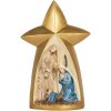 Clayre & Eef 6PR5893 Kerstgroep 14x6x21 cm Goudkleurig en Bruin