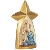 Clayre & Eef 6PR5893 Kerstgroep 14x6x21 cm Goudkleurig en Bruin