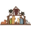 Clayre & Eef 6PR5895 Kerstgroep 32x5x20 cm