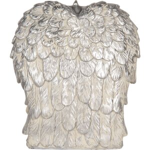 Clayre & Eef 6PR5896 Kerstgroep 12x6x13 cm Zilver Wit