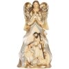 Clayre & Eef 6PR5897 Kerstgroep 16x13x31 cm Beige & Wit