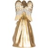 Clayre & Eef 6PR5897 Kerstgroep 16x13x31 cm Beige & Wit
