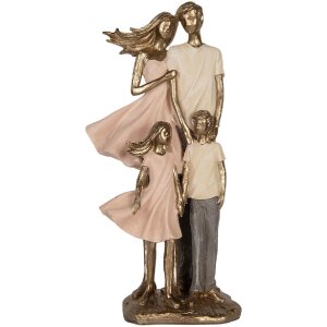 Clayre & Eef 6PR5902 Decoratie Familie 17x11x35 cm...