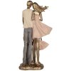 Clayre & Eef 6PR5902 Decoratie Familie 17x11x35 cm Goudkleurig en Roze
