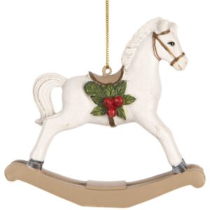 Clayre & Eef 6PR5903 Decoratie Hangende Schommelpaard...