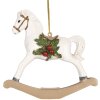 Clayre & Eef 6PR5903 Decoratie Hangende Schommelpaard 12x4x11 cm