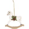 Clayre & Eef 6PR5903 Decoratie Hangende Schommelpaard 12x4x11 cm