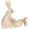 Clayre & Eef 6PR5905 Decoratie Konijn met Schaal 29x14x26 cm