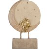 Clayre & Eef 6PR5909 Paar zittend op Maan 18x5x26 cm Beige Goudkleurig
