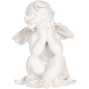 Clayre & Eef 6PR5914 Decoratie Engelen Set (4 stuks) 16x14x19 cm