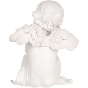 Clayre & Eef 6PR5914 Decoratie Engelen Set (4 stuks) 16x14x19 cm