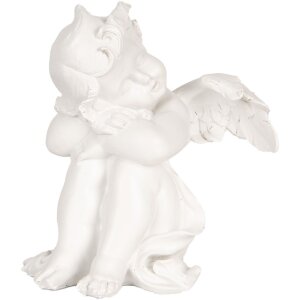 Clayre & Eef 6PR5914 Decoratie Engelen Set (4 stuks) 16x14x19 cm