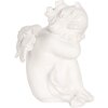 Clayre & Eef 6PR5914 Decoratie Engelen Set (4 stuks) 16x14x19 cm