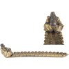 Clayre & Eef Kandelaar Buddha Zilver-Goud 33x8x7 cm