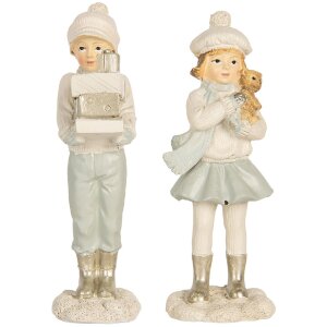Clayre & Eef 6PR5917 Decoratie Kinder 2-delig 5x4x11...