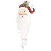 Clayre & Eef 5Y1318 Wanddecoratie Kerstman 30x10x79 cm Wit Rood