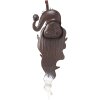 Clayre & Eef 5Y1318 Wanddecoratie Kerstman 30x10x79 cm Wit Rood