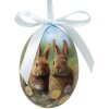 Clayre & Eef 65904 Decoratieve Hangende Eieren (Set 12) Ø 4x5 cm