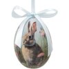 Clayre & Eef 65904 Decoratieve Hangende Eieren (Set 12) Ø 4x5 cm
