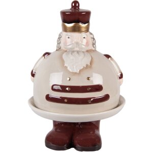 Clayre & Eef 6CE2254 Decoratieve schaal met deksel...