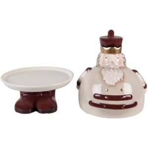 Clayre & Eef 6CE2254 Decoratieve schaal met deksel...