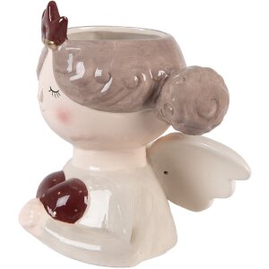 Clayre & Eef 6CE2256 Decoratieve Plantenpot 17x14x17...