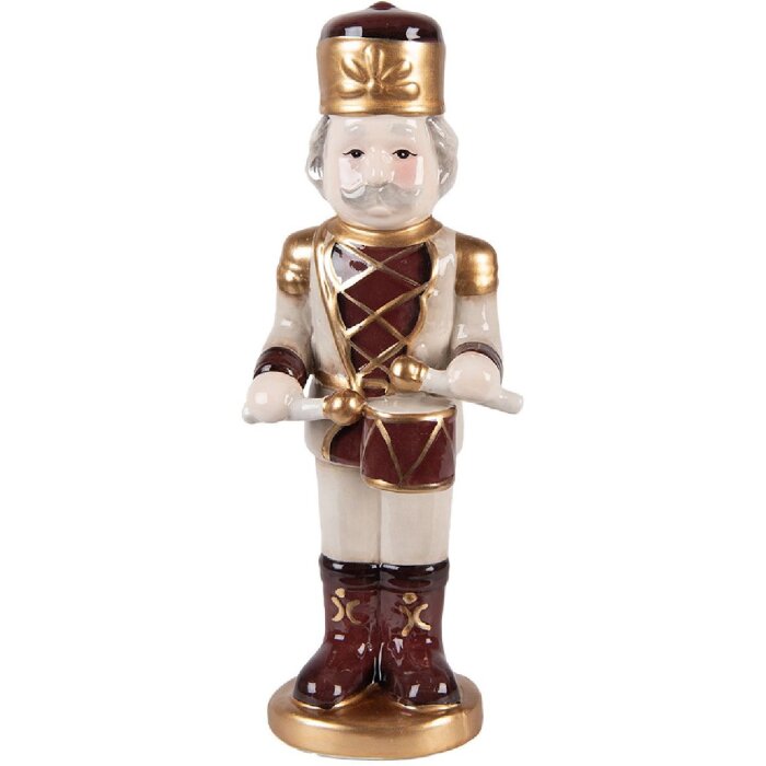 Clayre & Eef 6CE2258 Decoratie Notenkraker 8x8x25 cm