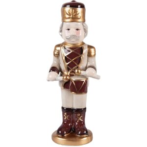 Clayre & Eef 6CE2258 Decoratie Notenkraker 8x8x25 cm