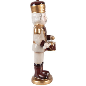 Clayre & Eef 6CE2258 Decoratie Notenkraker 8x8x25 cm