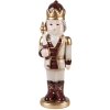 Clayre & Eef 6CE2259 Decoratie Notenkraker 9x7x26 cm Beige Rood