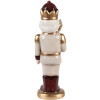 Clayre & Eef 6CE2259 Decoratie Notenkraker 9x7x26 cm Beige Rood