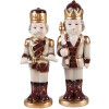 Clayre & Eef 6CE2259 Decoratie Notenkraker 9x7x26 cm Beige Rood