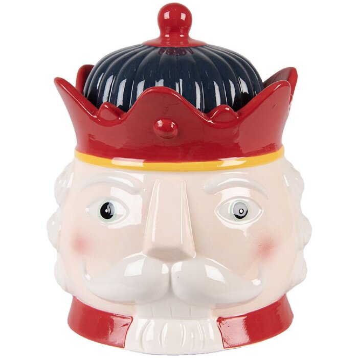 Clayre & Eef 6CE2266 Voorraadpot met deksel 16x19 cm