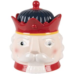 Clayre & Eef 6CE2266 Voorraadpot met deksel 16x19 cm