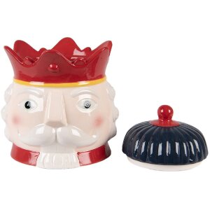Clayre & Eef 6CE2266 Voorraadpot met deksel 16x19 cm