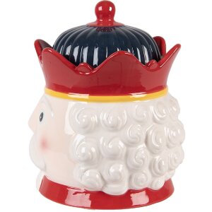 Clayre & Eef 6CE2266 Voorraadpot met deksel 16x19 cm