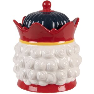 Clayre & Eef 6CE2266 Voorraadpot met deksel 16x19 cm
