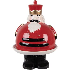 Clayre & Eef 6CE2267 Decoratieschaal met Deksel 17x25...