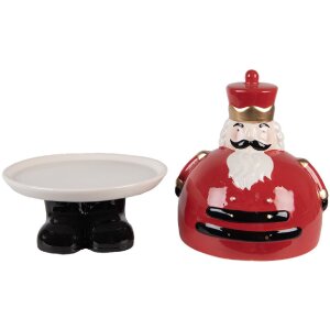 Clayre & Eef 6CE2267 Decoratieschaal met Deksel 17x25...