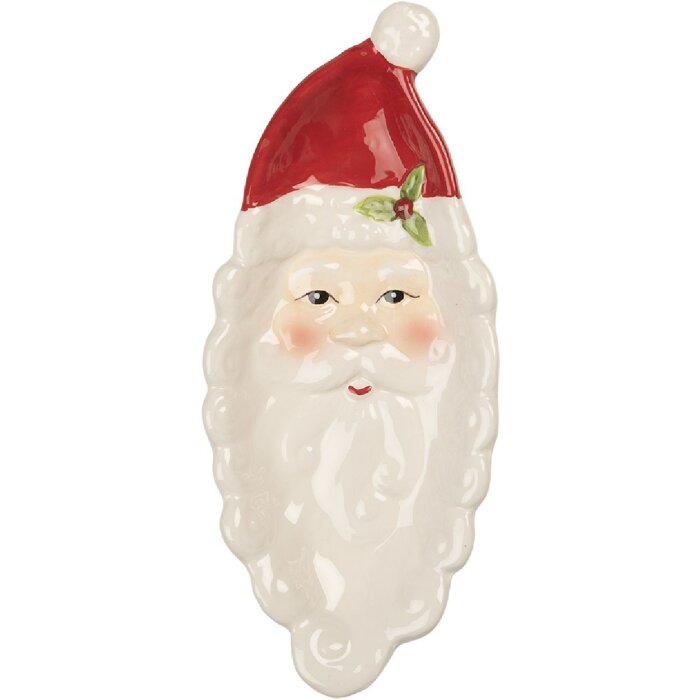 Clayre & Eef 6CE2318 Schaal 11x25x3 cm Keramiek Landelijk
