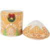 Clayre & Eef 6CE2363 Voorraadpot met deksel 13x17 cm