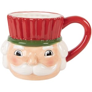 Clayre & Eef 6CEMU0221 Beker 14x11x10 cm 350 ml Dolomiet Keramiek