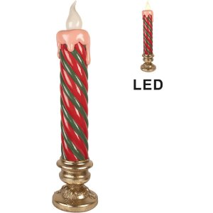 Clayre & Eef 5PR0192 Decoratieve LED-kaars Ø 23x99 cm