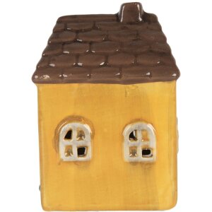 Clayre & Eef 6CE2268 Decoratie Huis met LED 7x6x10 cm