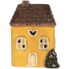 Clayre & Eef 6CE2268 Decoratie Huis met LED 7x6x10 cm