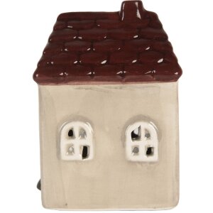 Clayre & Eef 6CE2269 Decoratiehuis met LED 7x6x10 cm