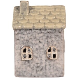 Clayre & Eef 6CE2275 Decoratie Huis met LED 6x6x10 cm