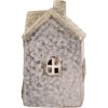 Clayre & Eef 6CE2275 Decoratie Huis met LED 6x6x10 cm